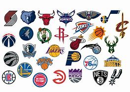 Image result for All 30 NBA Teams Logos Black and White