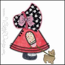 Image result for Sunbonnet Sue Applique Blanket Stitch Embroidery