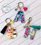 Image result for Letter A Key Ring