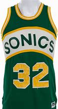 Image result for Seattle Supersonics Jersey
