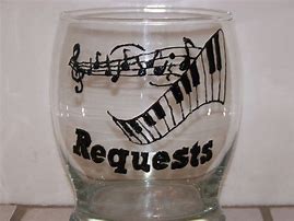 Image result for Piano Keyboard On Glass Jar