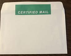 Image result for Certified Mail Envelopes