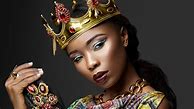 Image result for African Queen with Lush Hair and Crown
