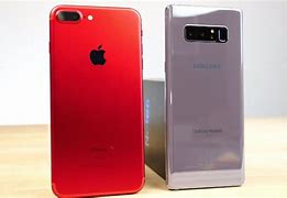 Image result for Galaxy Note 8 vs iPhone 7 Plus