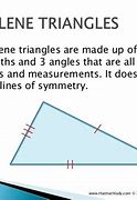 Image result for Scalene Triangle Lines of Symmetry