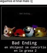 Image result for Bad Ending Template