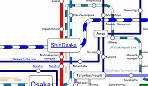 Image result for Shin-Osaka Map