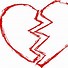 Image result for Broken Heart Shape