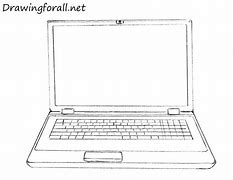 Image result for Drawing of a Laptop