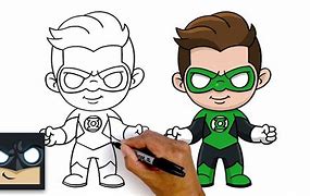Image result for How to Draw Green Lantern Symbol
