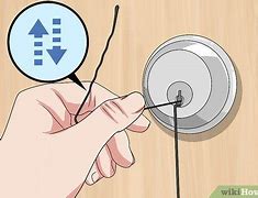 Image result for How to Unlock a Door with a Bobby Pin