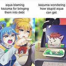 Image result for Konosuba Aqua Funny Memes