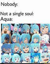 Image result for Anime Memes Aqua Thicc