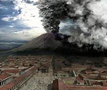 Image result for Mount Vesuvius Eruption 79 AD Pompeii