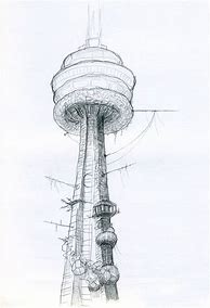 Image result for CN Tower Blueprint