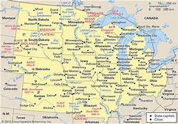 Image result for Midwest Map of Towns
