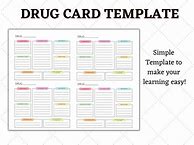 Image result for Pharmacology Drug Cards