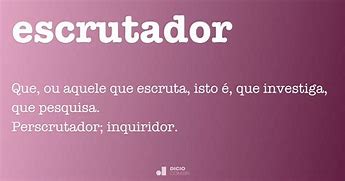 Image result for escrutador