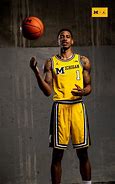 Image result for Michigan Basketball Jersey