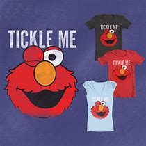 Image result for Tickle Me Elmo Yellow Shirt