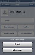 Image result for iPhone iOS New Features Sharing Contat Info