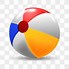 Image result for Rainbow Beach Ball PNG