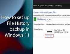 Image result for Windows File History Backup