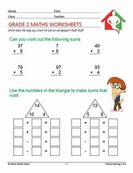 Image result for Math Test for Grade 2