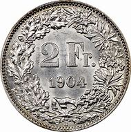 Image result for Switzerland 2 Francs Pattern