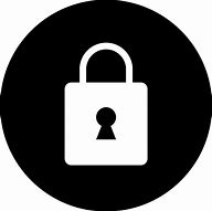 Image result for Lock with Black Gradient Background