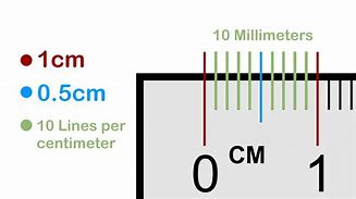 Image result for 2 Centimeter Ruler