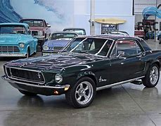 Image result for green 1968 mustang fast back