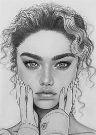 Image result for Simple Pencil Drawings of People