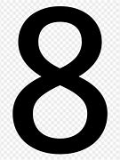 Image result for Number 8 White Background