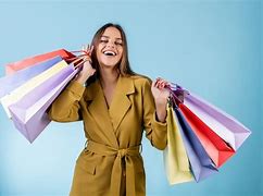Image result for Women Carrying Shopping Bag Background