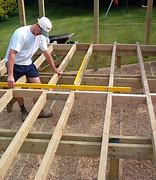 Image result for Round Timber Post Deck Framing
