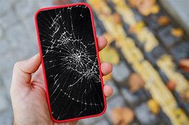 Image result for Broken Pink iPhone