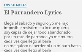 Image result for Anda Parrandero Lyrics