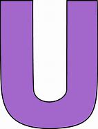 Image result for Purple and Yellow Letter U Graphic