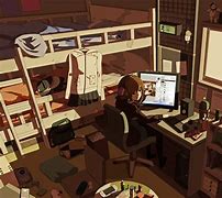 Image result for Anime Girl Drawing On Computer