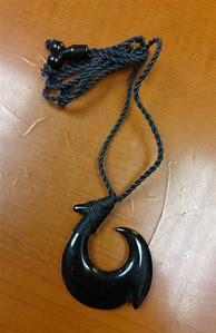 Image result for Hawaiian Fish Hook Necklace Black