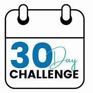 Image result for 30 Days Challange PNG