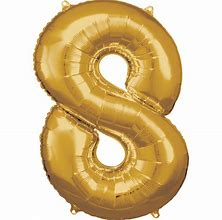 Image result for Giant Number 8 Foil Balloon