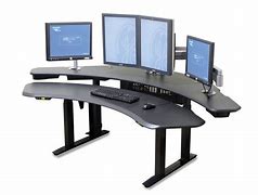 Image result for Curved Variable Height Desk