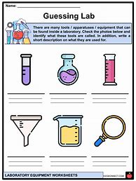 Image result for Chemistry Lab Equipment Worksheet