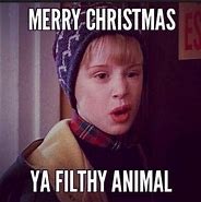 Image result for Kevin From Home Alone Merry Christmas You Filthy Animals
