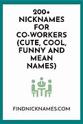 Image result for Nicknames for CoWorkers Meme
