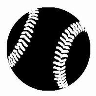 Image result for Baseball Black and White Clip Art No Background