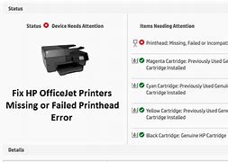Image result for HP Officejet 4635 Printer Error Message