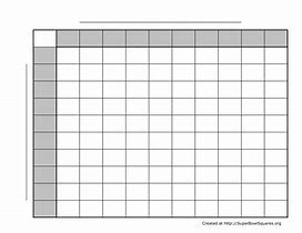 Image result for Blank Large 100 Square Grid Paper